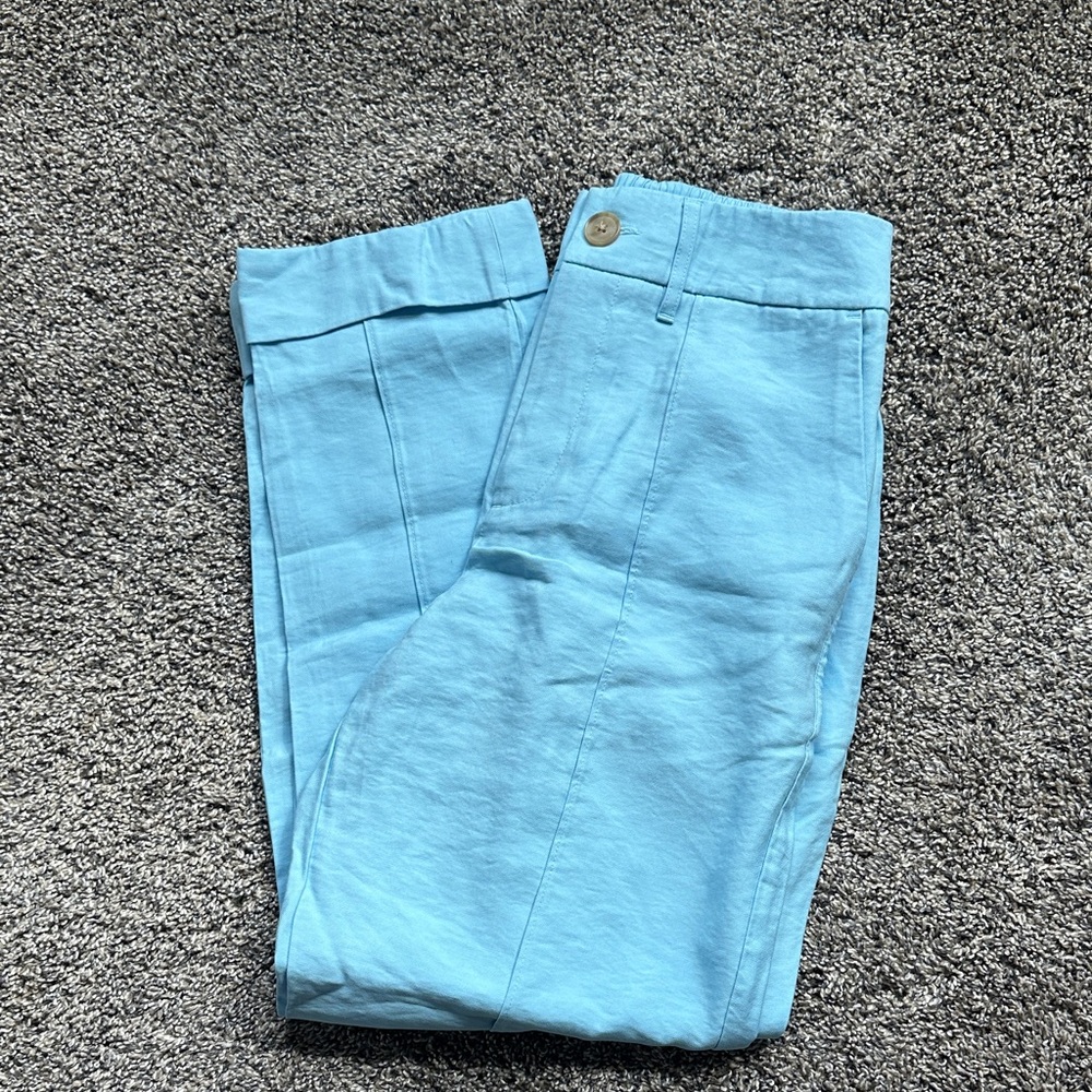 a new day Light Blue Cropped Wide-Leg Pants